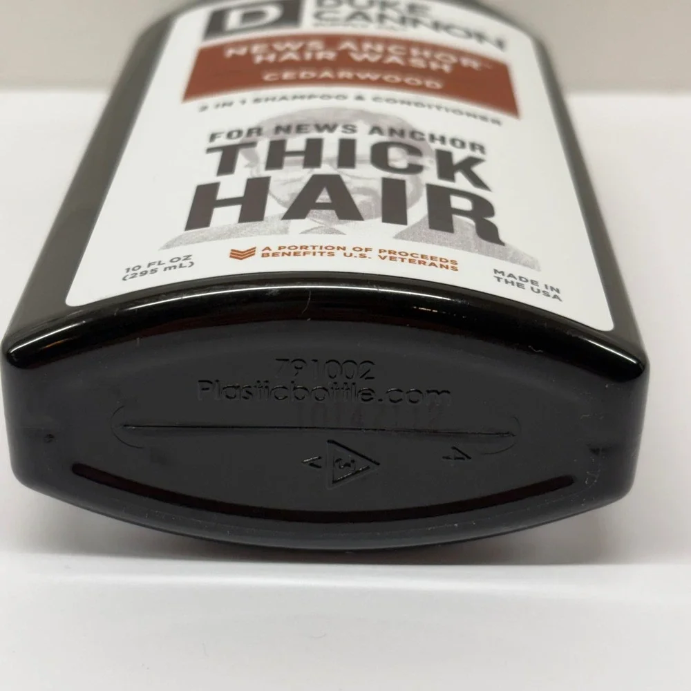 Duke Cannon News Anchor Hair Wash Mens 10oz Cedarwood 2-in-1 Shampoo Conditioner